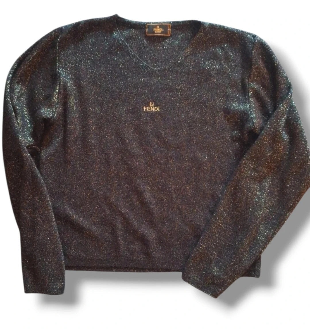 Fendi Langarm Damensweater Gr S