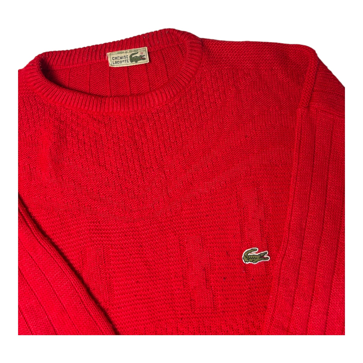 Lacoste Sweater Rot - Größe S