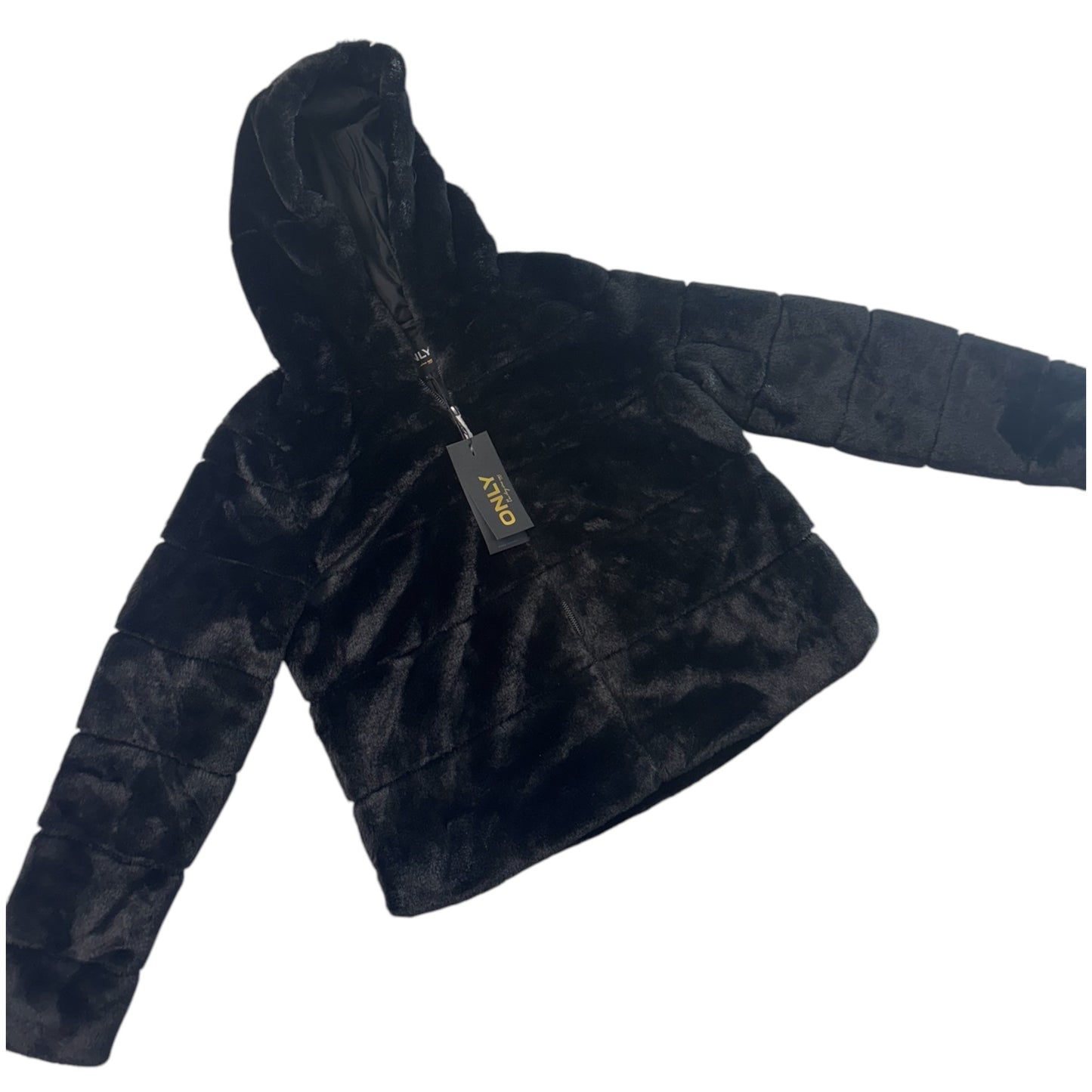 Only Damen Felljacke | Größe L | Neu
