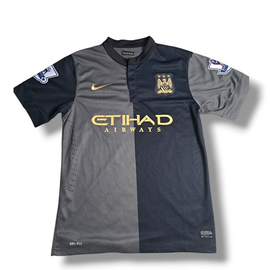 Retro Manchester City Trikot mit schlechten Druck/ Gr M